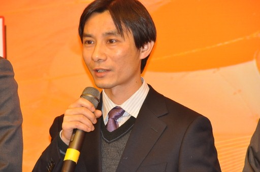 2013年1月23日,2012年度国内十大科技新闻入选单位代表大亚湾中微子实验室项目副经理曹俊发言。