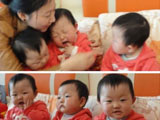 三胞胎妈妈微博直播抗癌
