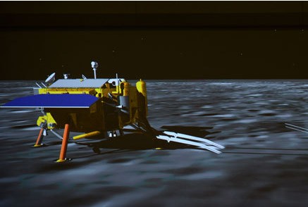 嫦娥三号着陆器与巡视器分离 玉兔顺利抵达月面