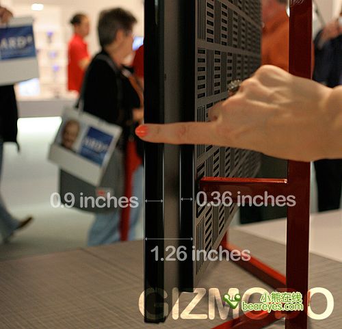 超级壁挂:25mm液晶电视 追赶手机厚度?