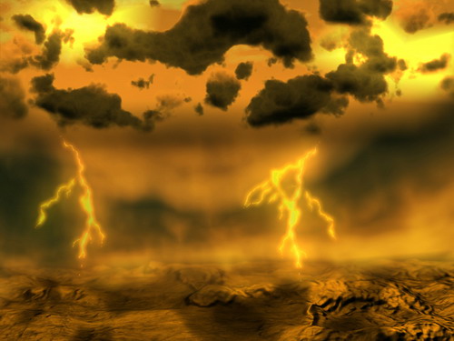 地球 金星/壮观的金星闪电照片。（图片来源：NASA）