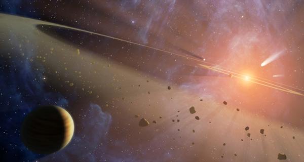 年轻版太阳系拥有两个小行星带