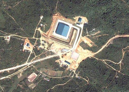 谷歌地球在缅甸搜索到神秘建筑物+疑似核设施