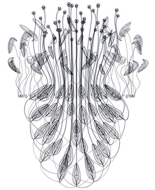 日画家勾勒花朵三维立体之美 展示惊人细节 (4